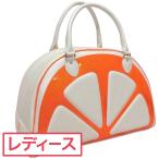 ミエコ ウエサコ NOISY NOISY オレンジボストンバッグ レディス