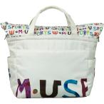 MUスポーツ M.U SPORTS カラフルロゴプリント ボストンバッグ
