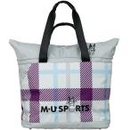 MUスポーツ M.U SPORTS チェック柄ボストンバッグ