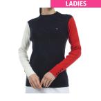  Tommy Hilfiger Golf TOMMY HILFIGER GOLF ребра panel цвет bottleneck свитер дамский 