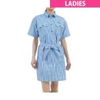 ピン PING シアサッカーワンピース レディス