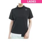 アドミラル Admiral ストレッチ ミニワッフル エンボスロゴ 半袖モックシャツ レディス