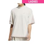 アディダス Adidas スリーストライプス ボックスシルエット モックネック 半袖シャツ レディス