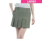 ブリーフィング BRIEFING ストレッチ ロゴ エラスティック プリーツ スカート レディス