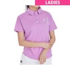  Delsol Golf DELSOL GOLF раунд Hem олень. . рубашка-поло с коротким рукавом дамский 