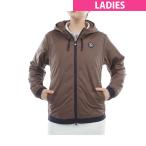 アンパスィ and per se ストレッチ エアジャスター中綿フーディーブルゾン レディス