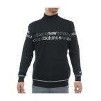 ショッピングニューバランス ニューバランス New Balance ロゴラインジャカード×天竺編 ハイネックニットプルオーバー