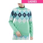 アドミラル Admiral アーガイル ボトルネックセーター ゴルフウェア レディース 秋冬 レディス