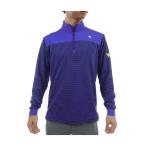  Le Coq s Porte .f Golf Le coq sportif GOLF стрейч нагрев navi половина Zip рубашка с длинным рукавом 