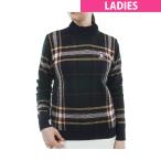 ショッピングレディス マンシングウェア Munsingwear 70周年記念限定 タータンチェックセーター ゴルフウェア レディース 秋冬 レディス