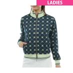 ショッピングレディス ジャックバニー Jack Bunny!! ロゴ モノグラムジャカード フルジップスウェット ゴルフウェア レディース 秋冬 レディス