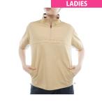  Tommy Hilfiger Golf TOMMY HILFIGER GOLF стрейч сетка половина Zip окно короткий рукав тянуть over дамский 