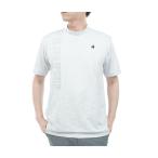 ルコックスポルティフ ゴルフ Le coq sportif GOLF ストレッチ チェックジャカードモックネック半袖シャツ