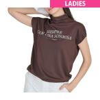  Delsol Golf DELSOL GOLF Logo принт mok шея рубашка с коротким рукавом дамский 