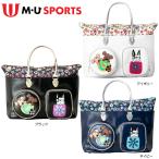 【送料無料】  MU SPORTS 花柄刺繍 ボストンバッグ 703H1200