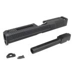 EMG SAI BLU Standard アルミ スライドセット EMG SAI BLU、マルイ グロック シリーズ 用 ブラック