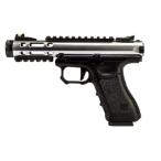 WE-TECH GLOCK GALAXY ブローバックガスガン シルバー
