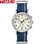 TIMEX タイメックス ウィークエンダー クロノグラフ クオーツ 腕時計 メンズ時計 TW2P62400 ブルー アイボリー