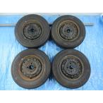 145/80R12 летние шины YOKOHAMA BluEarth ES32 железные колеса Daihatsu оригинальный 12 дюймовый 4B 4H/100 ET40 б/у 4шт.@ Mira и т.п. T009207