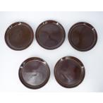 鉢 菓子器 銘々皿 溜塗  5客 茶道 23-2003
