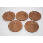 煎茶道具 茶托 桑 5客  34-9122