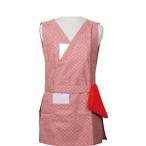 茶道具 稽古着 茶務衣 茶の湯の友 あずき 綿100% ※男女兼用フリーサイズ （化粧箱） 注）帛紗・懐紙は別売り