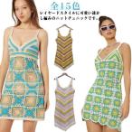 透かし編み キャミソール ワンピー