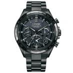 シチズン CITIZEN アテッサ ACT Line アクトライン ブラックチタンシリーズ CC4055-65E ブラック文字盤 腕時計 メンズ