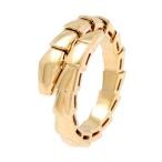 ブルガリ セルペンティ(ヴァイパー) K18イエローゴールド リング 中古