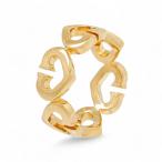 カルティエ Cハート K18イエローゴールド リング 中古