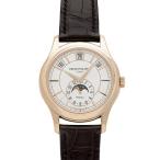 パテック・フィリップ PATEK PHILIPPE コンプリケーション アニュアルカレンダー Tiffany Co.Wネーム 5205R-001 オパーリンシルバー文字盤 中古 腕時計 メンズ