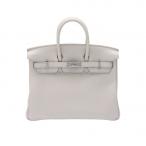 エルメス HERMES バーキン25 トゴ ベトン シルバー金具 U刻印 未使用 バッグ レディース