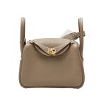  Hermes HERMES Lynn ti Mini toliyonkre man se палец на ноге p желтое золото металлические принадлежности W печать не использовался сумка женский 