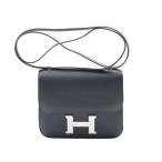  Hermes HERMES темно синий Stan s3 Mini Epson черный серебряный металлические принадлежности W печать не использовался сумка женский 