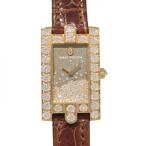 ハリー・ウィンストン HARRY WINSTON アヴェニュー レディーアヴェニュー ドロップス AVEQHM21RR119 ブラウン文字盤 アウトレット 腕時計 レディース