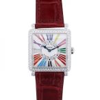 フランク・ミュラー FRANCK MULLER マスタースクエア 6002LQZD COLDREOG シルバー文字盤 新品 腕時計 レディース