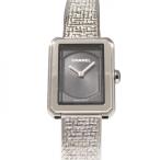 シャネル CHANEL ボーイフレンド ツイード S H4876 ブラック文字盤 新品 腕時計 レディース