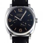 パネライ PANERAI ラジオミール 1940 3デイズ GMT パワーリザーブ オートマティック アッチャイオ PAM00658 ブラック文字盤 中古 腕時計 メンズ