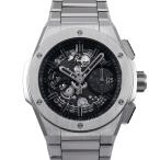 ウブロ HUBLOT ビッグバン インテグレーテッド チタニウム ブラック YOSHIDAスペシャルモデル 限定77本 451.NX.1140.NX.YOS ブラック文字盤 中古 腕時計 メンズ