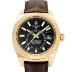 ロレックス ROLEX スカイドゥエラー 326138 ブラック/バー文字盤 中古 腕時計 メンズ