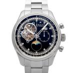 ゼニス ZENITH クロノマスター エルプリメロ オープン ムーン サンフェイズ 03.2160.4047/21.M2160 ブラック文字盤 中古 腕時計 メンズ