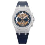 オーデマ・ピゲ AUDEMARS PIGUET ロイヤルオーク トゥールビヨン クロノグラフ 26347PT.OO.D315CR.01 ブルー文字盤 中古 腕時計 メンズ