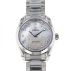 オメガ OMEGA シーマスター アクアテラ 150M 220.10.28.60.55.001 シェル ホワイト文字盤 新品 腕時計 レディース