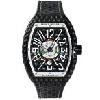 フランク・ミュラー FRANCK MULLER ヴァンガード バックスイング V45SCDTGOLFTTNRBRBC ブラック文字盤 中古 腕時計 メンズ