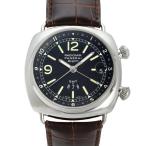 パネライ PANERAI ラジオミール 42 GMTアラーム PAM00098 ブラック/アラビア文字盤 中古 腕時計 メンズ