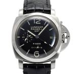パネライ PANERAI ルミノール1950 8デイズ GMT PAM00233 ブラック文字盤 中古 腕時計 メンズ