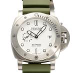 パネライ PANERAI サブマーシブル クアランタクアトロ ビアンコ PAM01226 ホワイト文字盤 中古 腕時計 メンズ