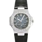 パテック・フィリップ PATEK PHILIPPE ノーチラス 5722G-001 ブラック・ブルー文字盤 中古 腕時計 メンズ