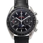 オメガ OMEGA スピードマスター ムーンフェイズ コーアクシャル マスター クロノメーター 44.25 MM 304.33.44.52.01.001 ブラック/バー文字盤 新品 メンズ