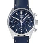 タグ・ホイヤー TAG HEUER カレラ クロノグラフ TOMIYA リミテッドエディション 90本限定 CBN201A.FC6539 ブルー文字盤 中古 腕時計 メンズ